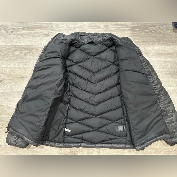 I296 The North Face Puffer Jacket 550 Goose Down Winter Lightweight Womens L - Picture 2 of 8